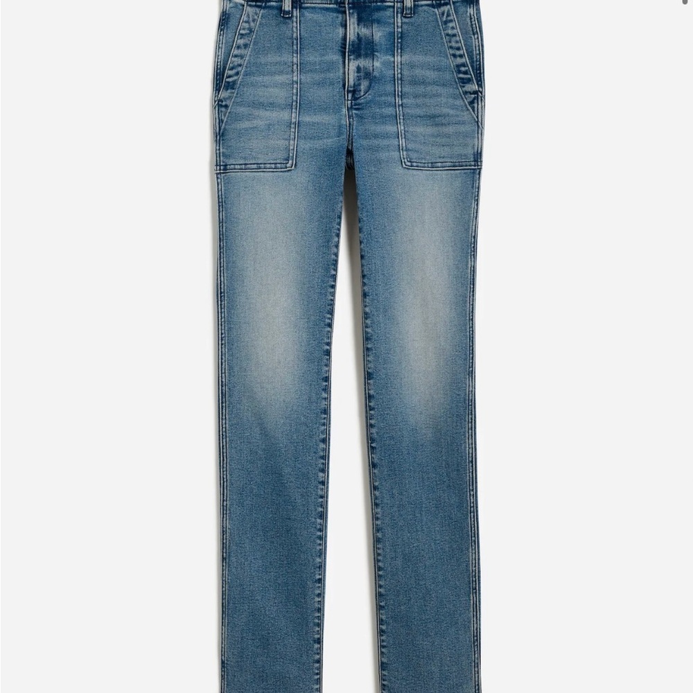 Madewell Stovepipe utility jeans